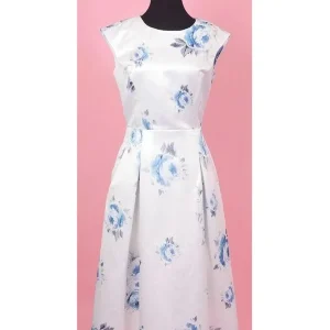 Jeanne D'arc Blue Flower Dress