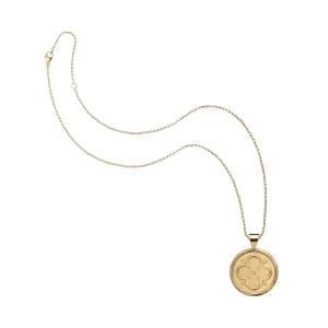 Love Small Pendant Coin 16"-18" Classic Rolo