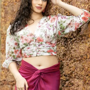 Floral Printed Crop Top